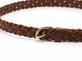 Pieces CEINTURE PCAVERY LEATHER BRAIDED SLI BELT NOOS Marron Accessoires