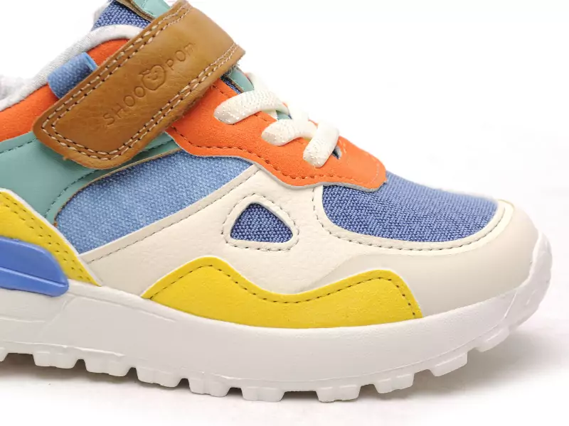 Shoo Pom JOGGY SCRATCH GARCON Multicolore Baskets Basses Garçon