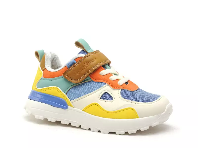 Shoo Pom JOGGY SCRATCH GARCON Multicolore Baskets Basses Garçon