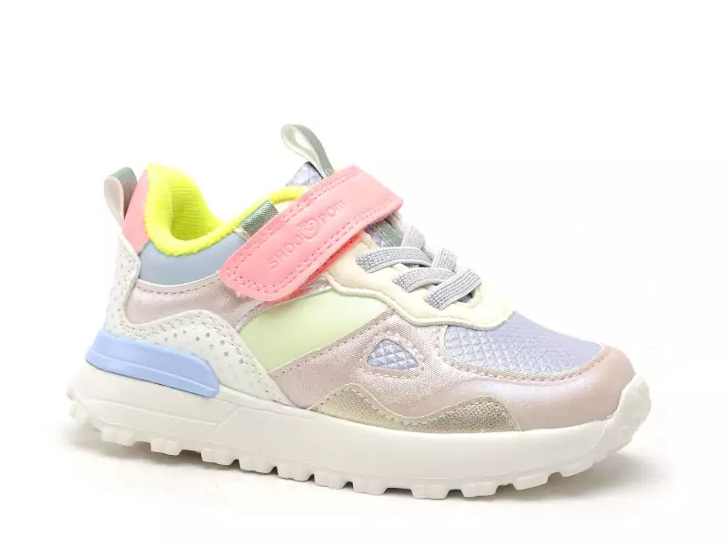 Shoo Pom JOGGY SCRATCH FILLE Multicolore Baskets Basses Fille