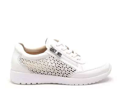 23550 42 Blanc Baskets Basses Femme