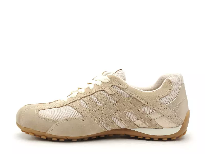 Geox D SNAKE ORIGINAL D65B0A Beige Baskets Basses Femme