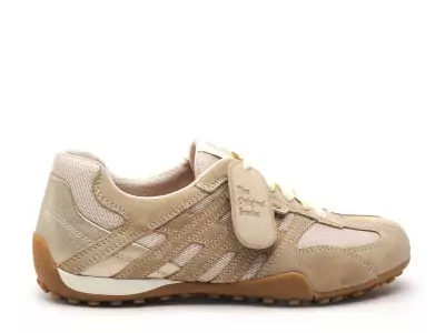 D SNAKE ORIGINAL D65B0A Beige Baskets Basses Femme