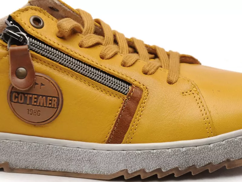 Cotemer CUSSIK Jaune Baskets Basses Homme