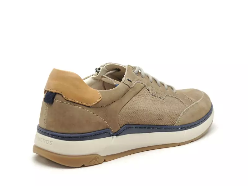 Fluchos F2211 Beige Chaussures de Ville Homme
