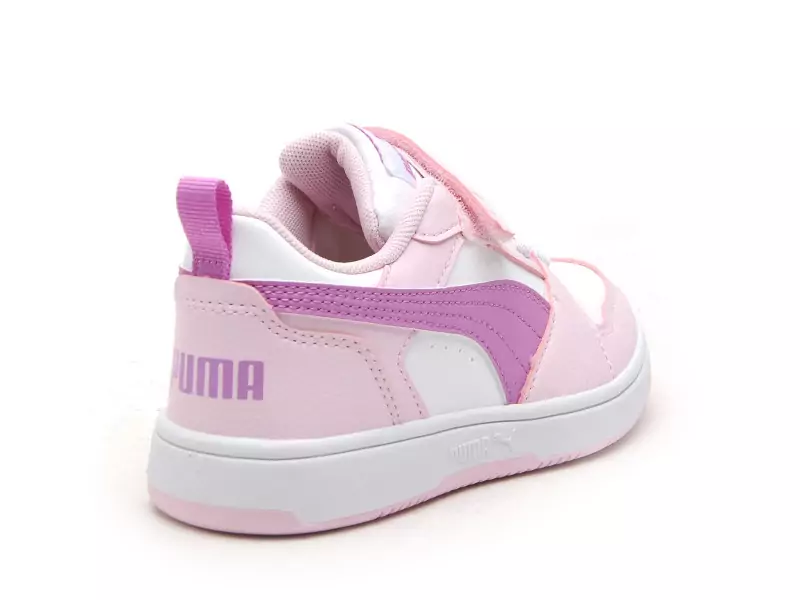 Puma PUMAREBOUNDV6 LOCOME Blanc Baskets Basses Fille