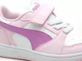 Puma PUMAREBOUNDV6 LOCOME Blanc Baskets Basses Fille