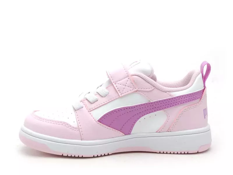 Puma PUMAREBOUNDV6 LOCOME Blanc Baskets Basses Fille