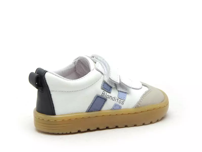 Blanditos Barefoot LISBOA Blanc Baskets Basses Garçon