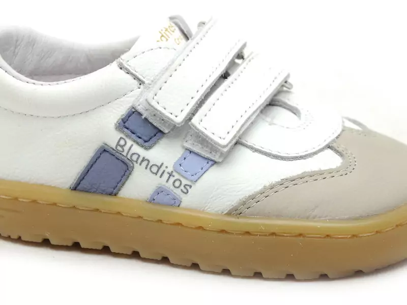 Blanditos Barefoot LISBOA Blanc Baskets Basses Garçon