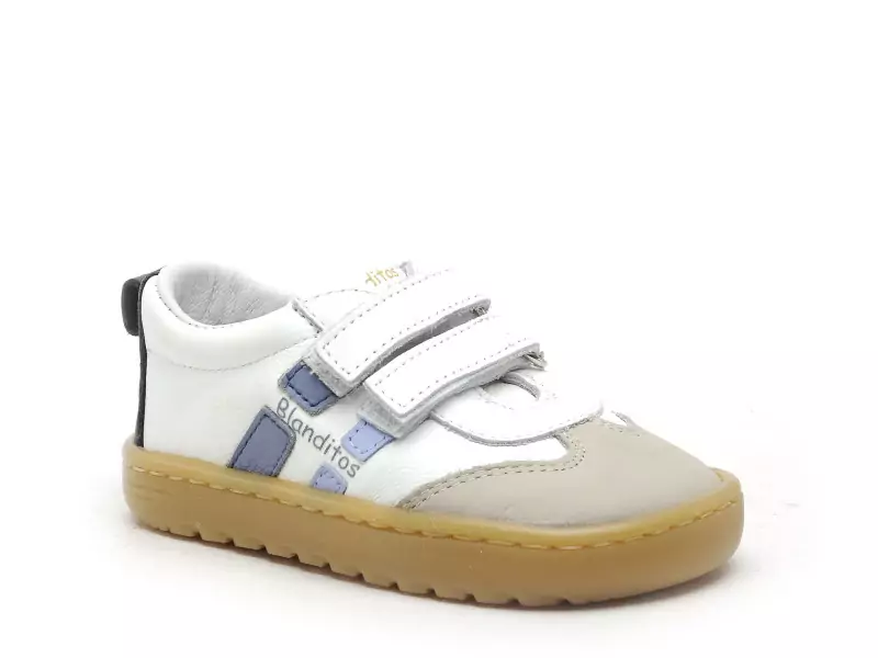 Blanditos Barefoot LISBOA Blanc Baskets Basses Garçon