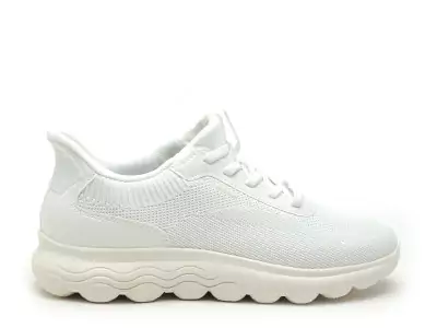 D SPHERICA PLUS D557MA Blanc Baskets Basses Femme