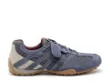 Geox U SNAKE ORIGINAL U55MNA Bleu Baskets Basses Homme