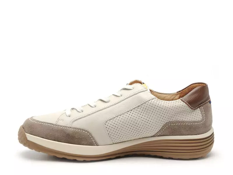 Mephisto 6775P5145102 SACCO Beige Baskets Basses Homme