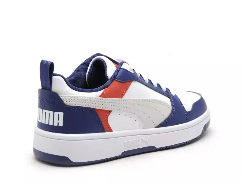Puma PUMAREBOUND V6LOJR Blanc Baskets Basses Garçon