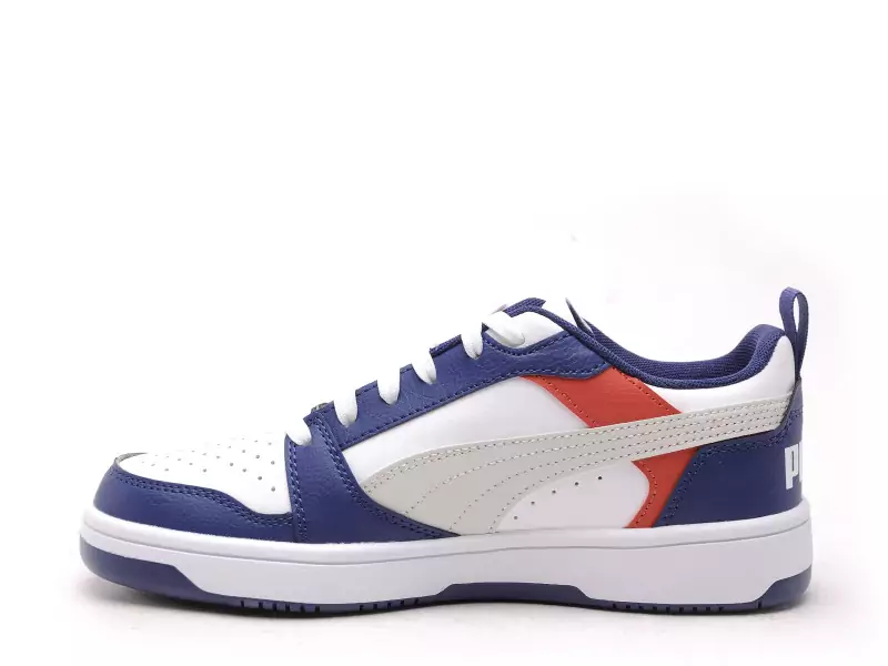 Puma PUMAREBOUND V6LOJR Blanc Baskets Basses Garçon