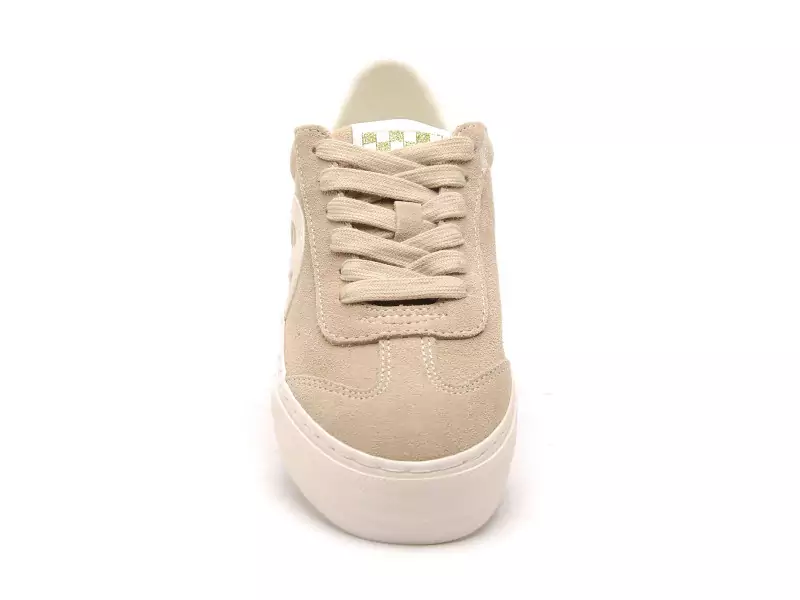No Name ARCADE TOE SIDE Beige Baskets Basses Femme