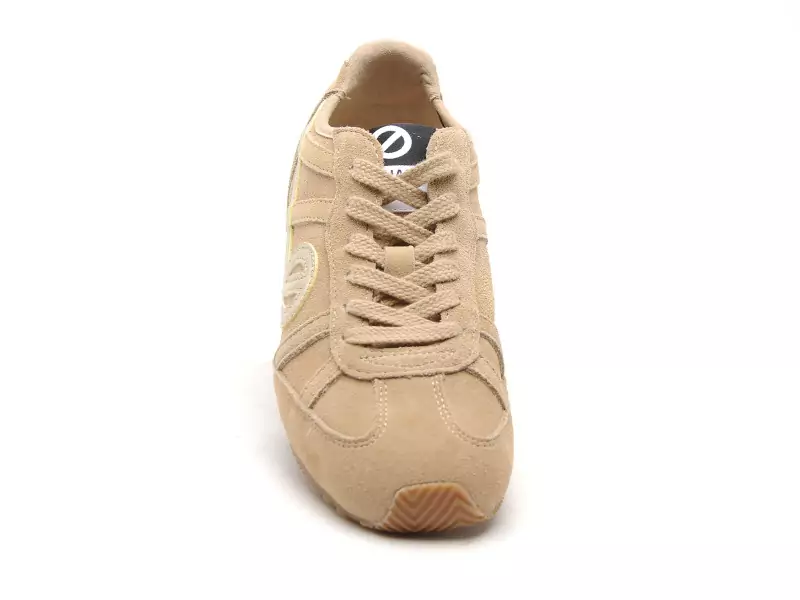 No Name EVO RUN Beige Baskets Basses Femme