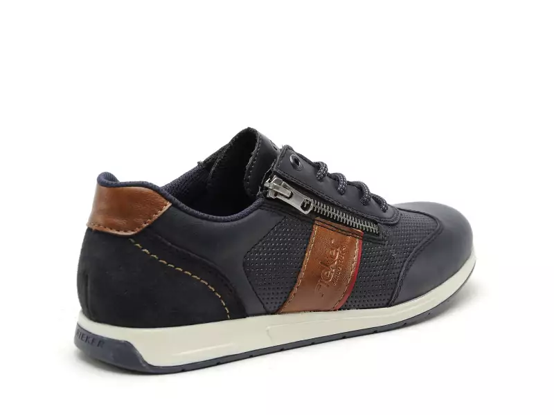 Rieker 11927 Bleu Baskets Basses Homme