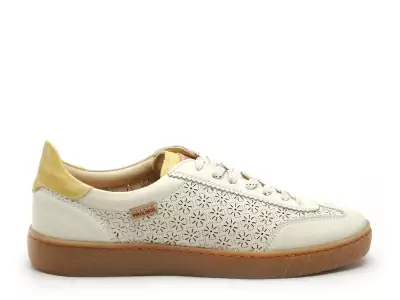 ANZAROTE W7B6711 Blanc Baskets Basses Femme