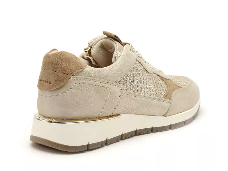 Tamaris 23748 46 Beige Baskets Basses Femme