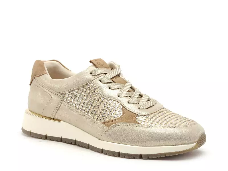 Tamaris 23748 46 Beige Baskets Basses Femme