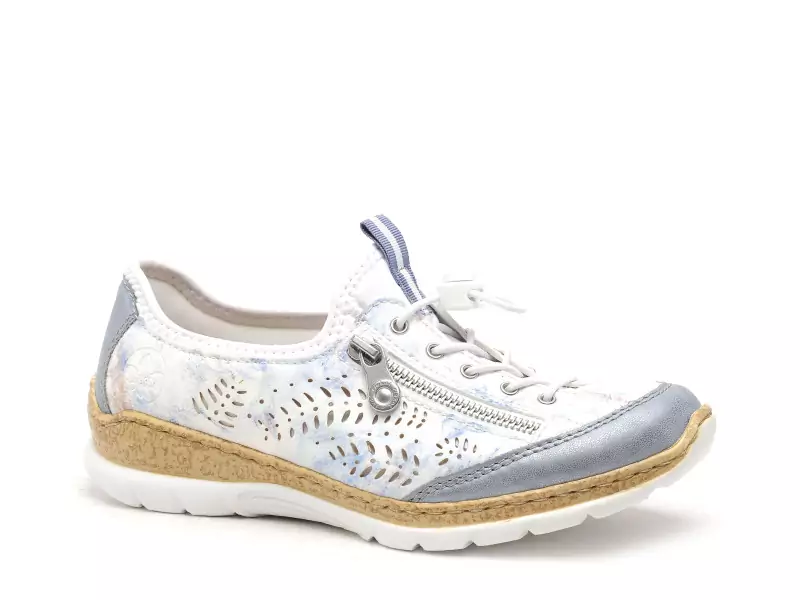 Rieker N42K6 Blanc Derbies Femme