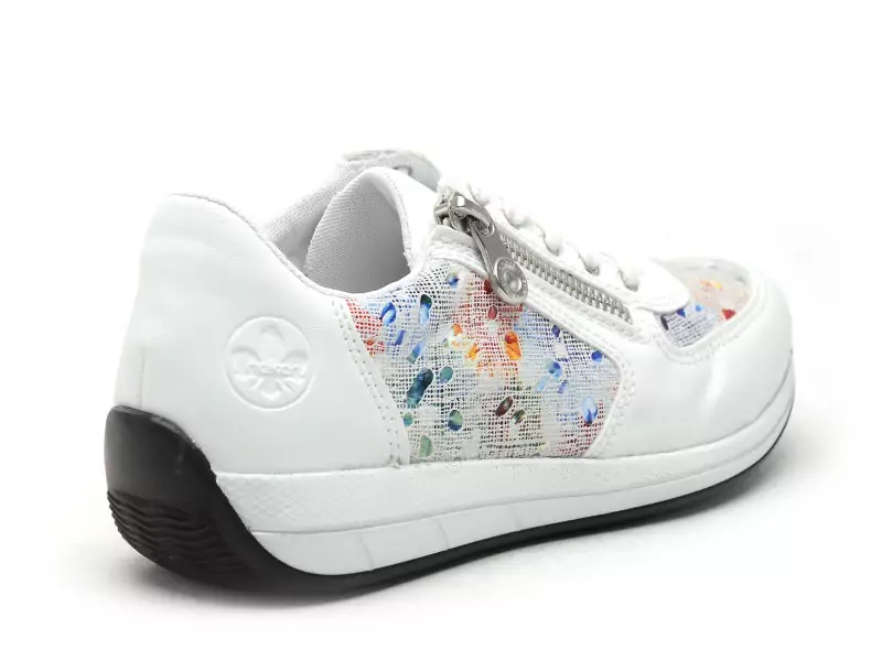 Rieker N1112 Blanc Baskets Basses Femme