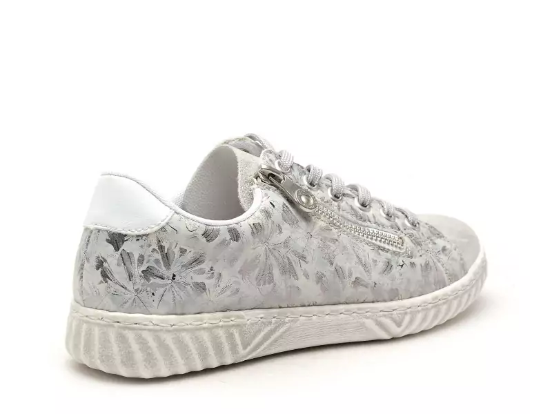 Rieker N0900 Gris Baskets Basses Femme