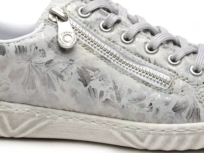 Rieker N0900 Gris Baskets Basses Femme
