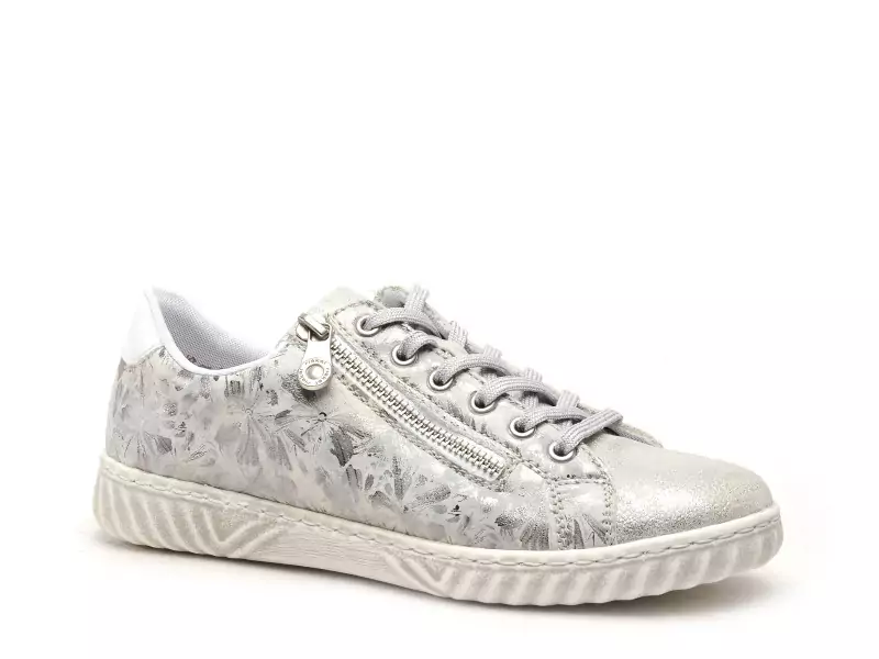 Rieker N0900 Gris Baskets Basses Femme