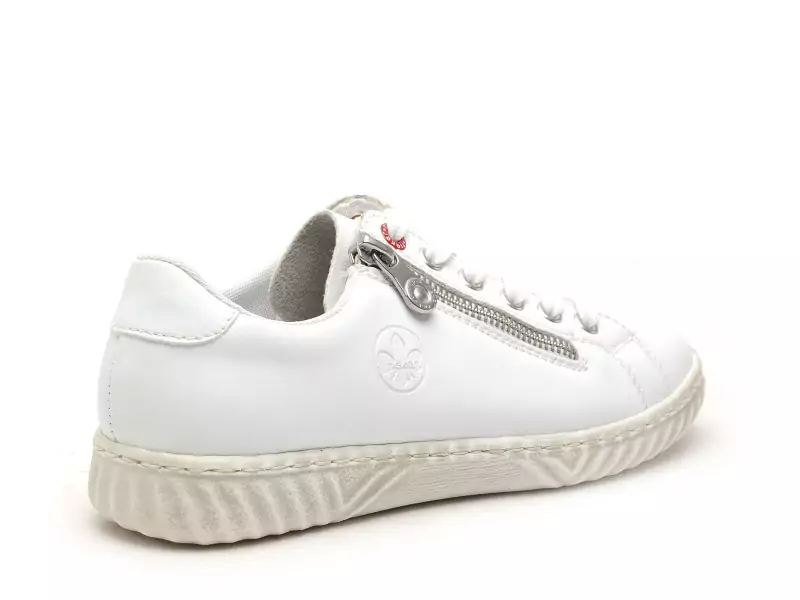Rieker N0900 Blanc Baskets Basses Femme