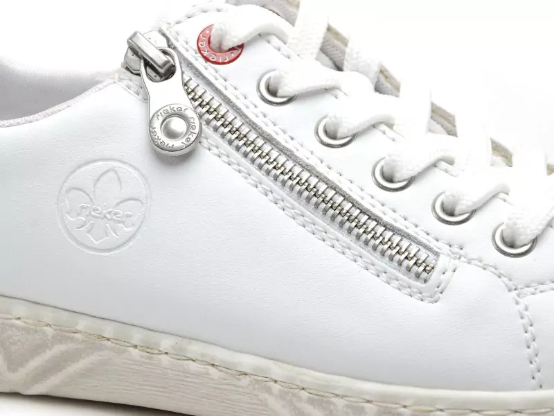 Rieker N0900 Blanc Baskets Basses Femme