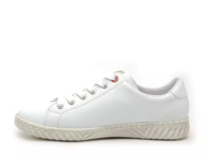 Rieker N0900 Blanc Baskets Basses Femme