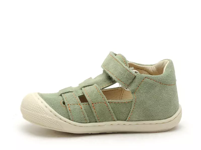 Naturino 3F76 NATURINO COCOON BEBE SUEDE Kaki Bébé Garçon