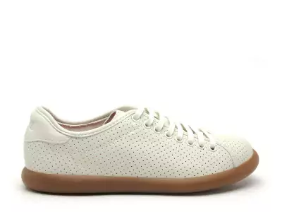 K201668 Blanc Baskets Basses Femme