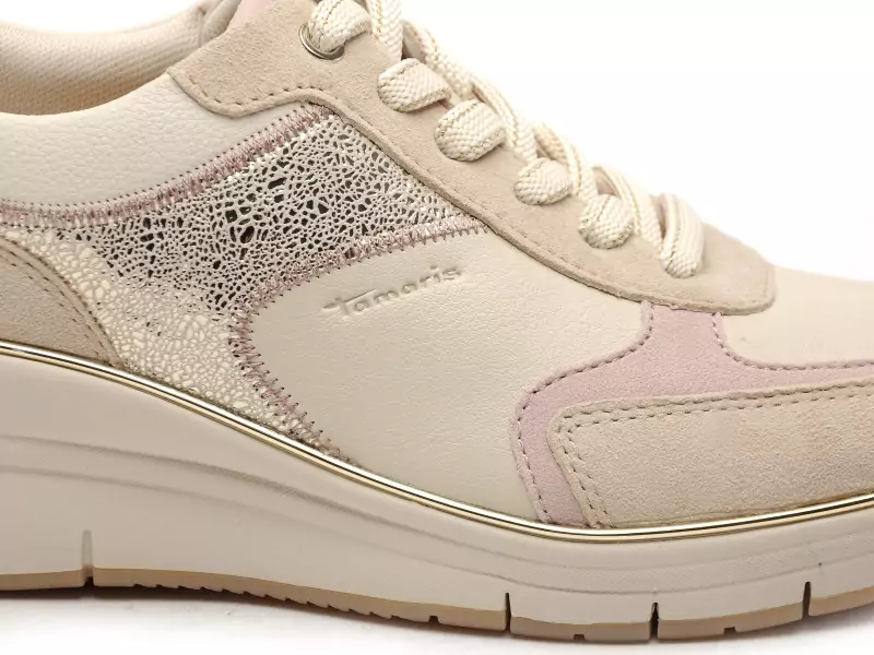 Tamaris 23764 43 Beige Baskets Basses Femme