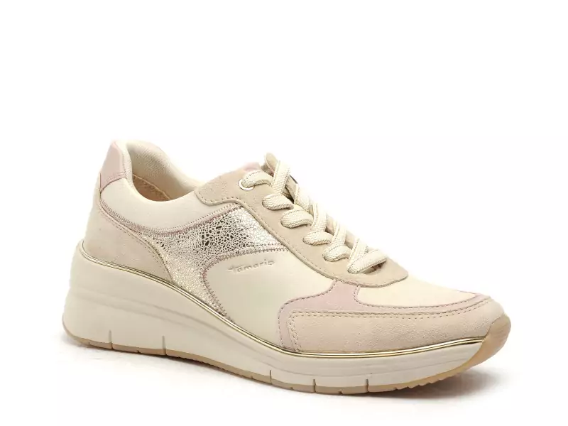 Tamaris 23764 43 Beige Baskets Basses Femme