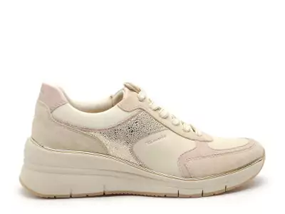 23764 43 Beige Baskets Basses Femme