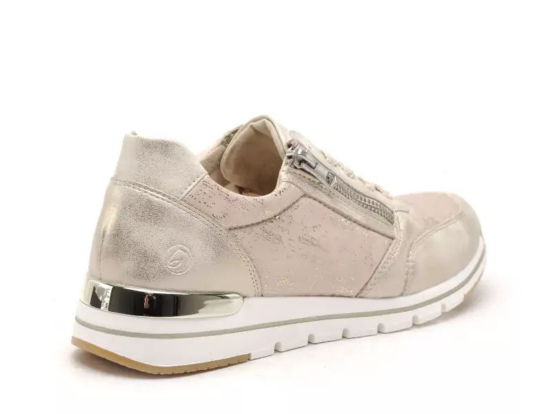 Remonte R6700 Beige Baskets Basses Femme