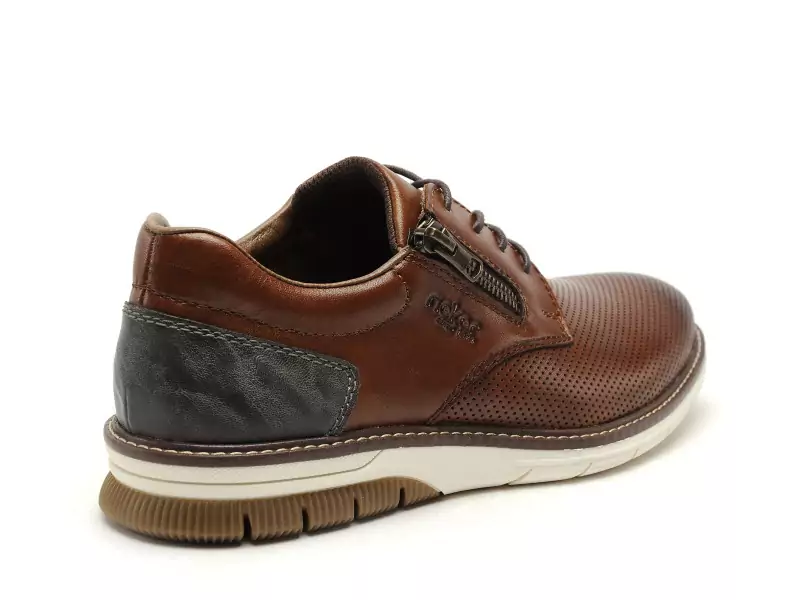 Rieker 14412 Marron Chaussures de Ville Homme