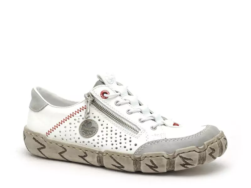 Rieker LO355 Blanc Derbies Femme