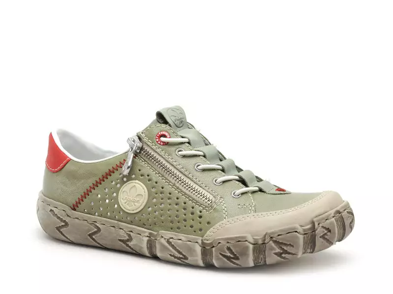 Rieker LO355 Kaki Derbies Femme