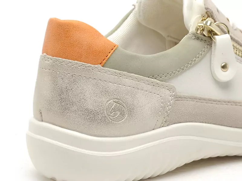 Remonte D1E06 Beige Baskets Basses Femme