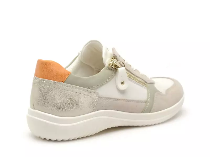 Remonte D1E06 Beige Baskets Basses Femme