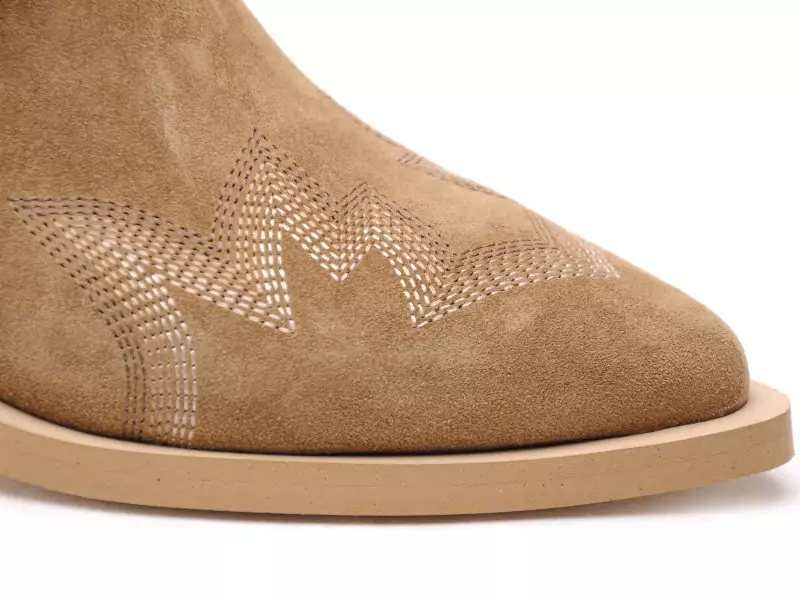 Alpe 5217 Beige Bottes à Talons Femme