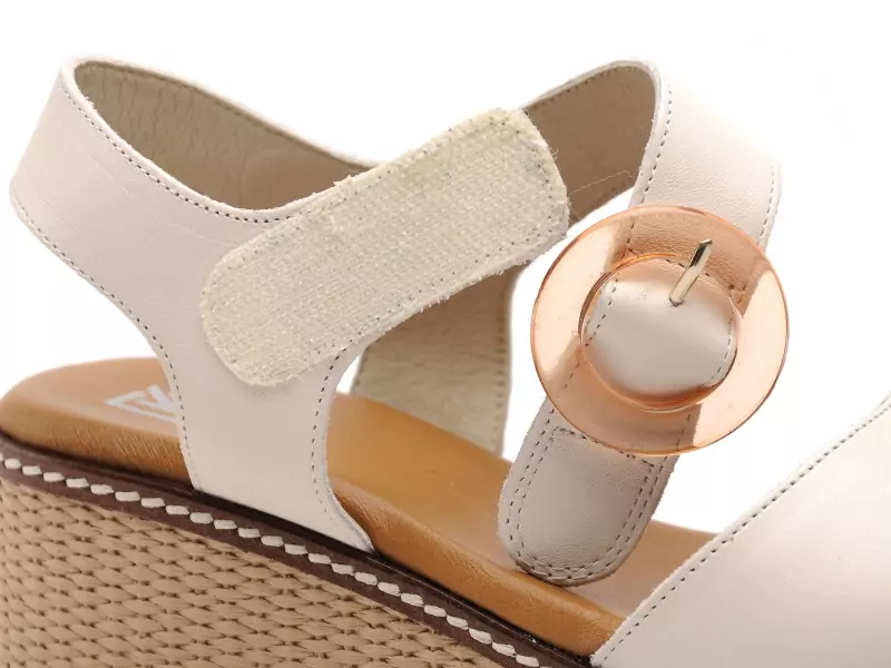 Dorking D9450 Beige Sandales à Talons Femme