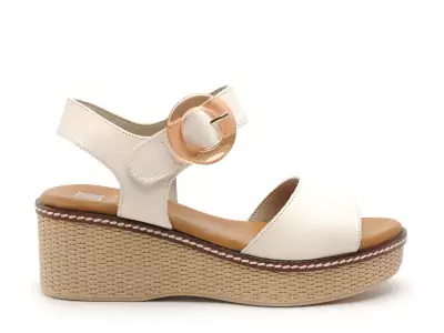 D9450 Beige Sandales à Talons Femme