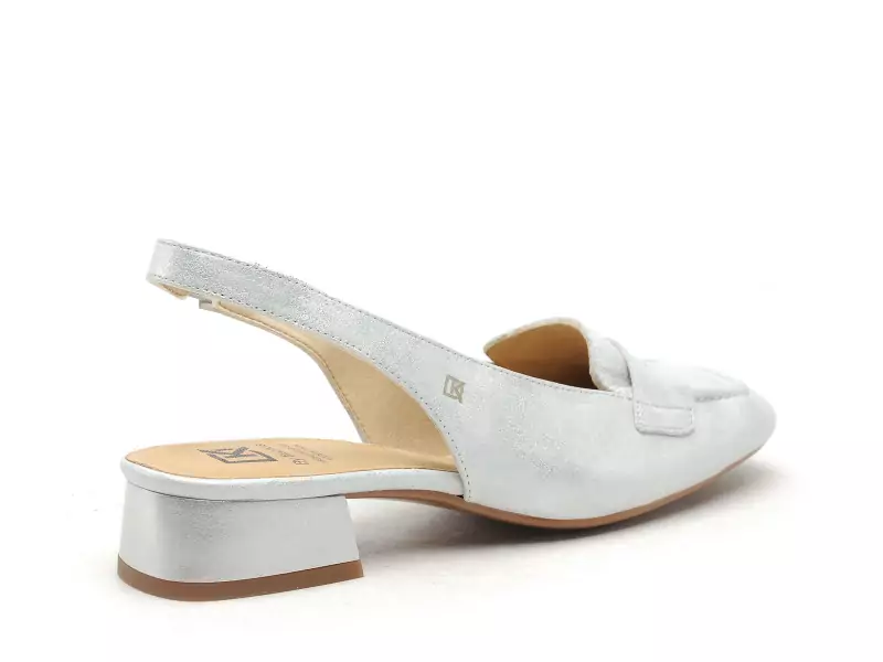 Dorking D9305 Argent Escarpins Femme