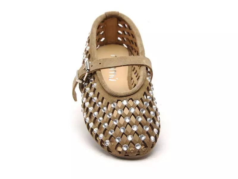 Mimmù M724M1 Marron Ballerines Femme